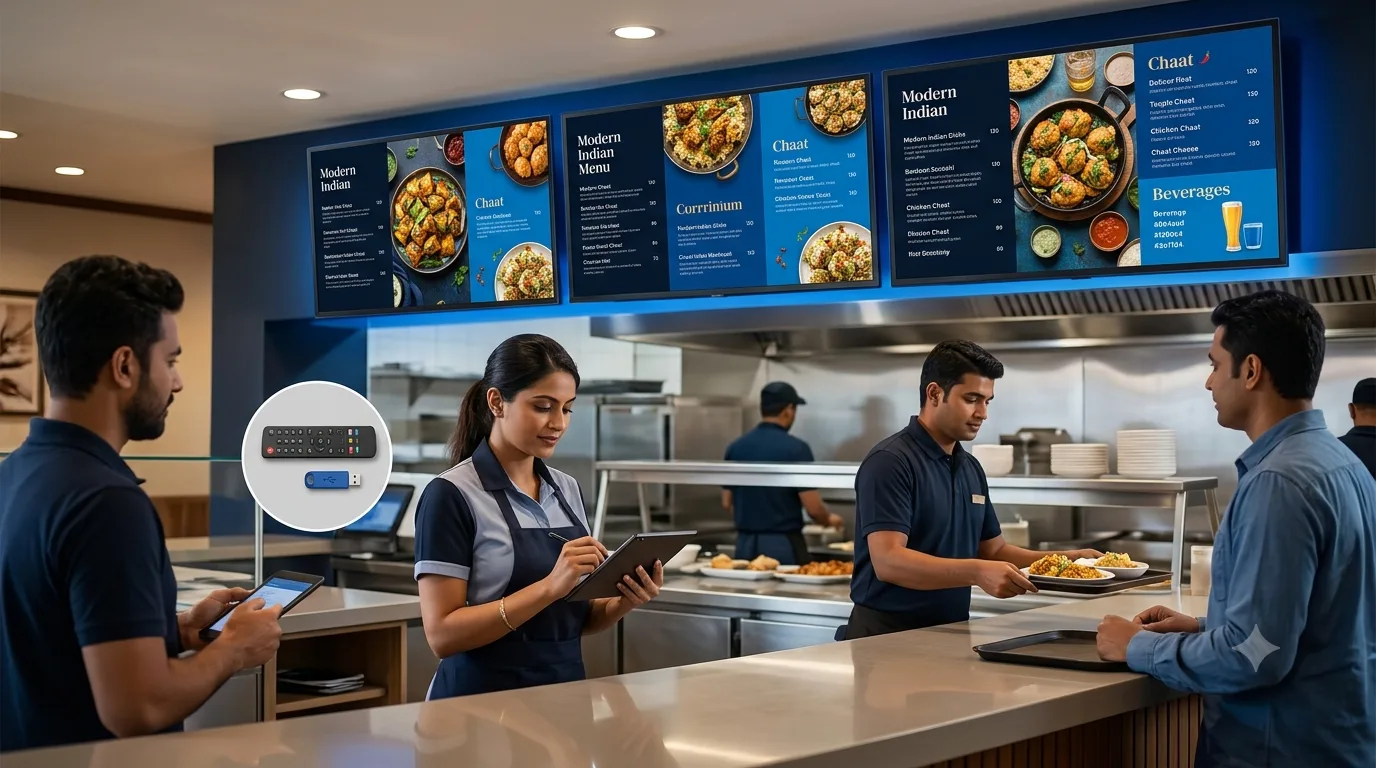 signage software for restaurant